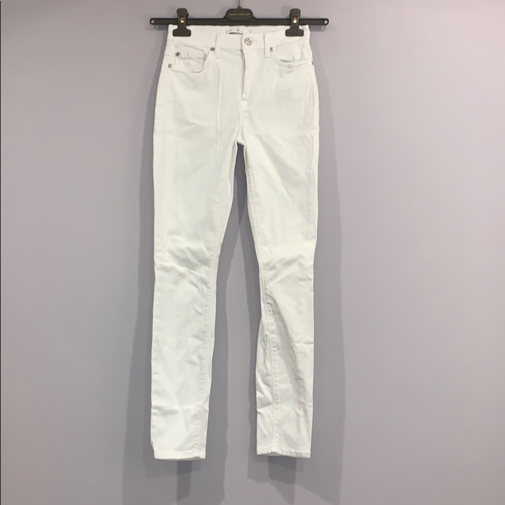 7 For All Mankind High Rise Sateen Pants